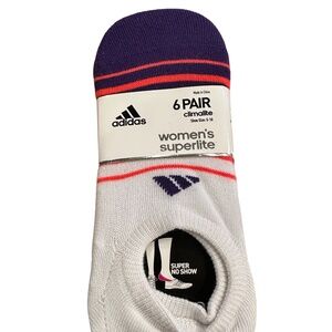 Adidas Women's Superlite Ankle Socks - 6 PAIRS Climate